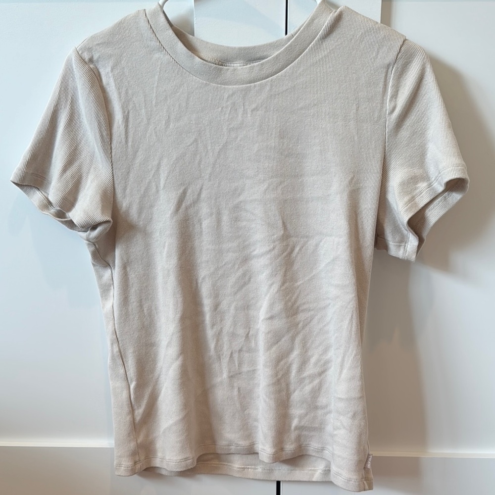 Casual Cream T-Shirt